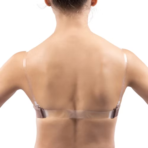 Silky Seamless Clear Bra with Padding