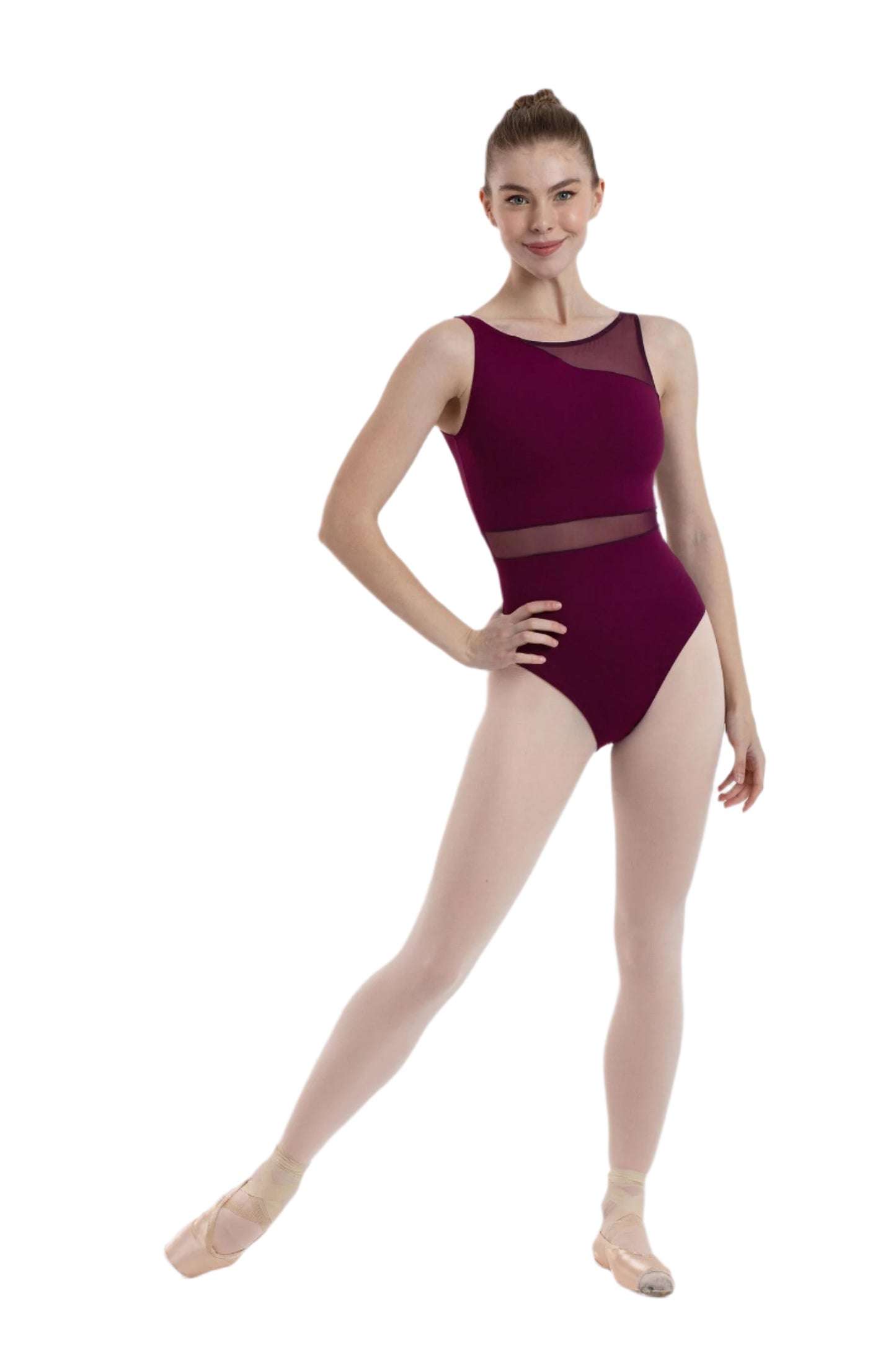 Clementine Tank Mesh Leotard