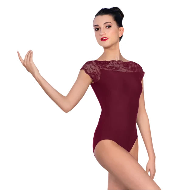 Lace Top Leotard