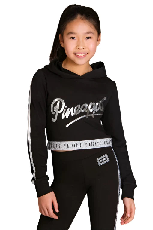 Pineapple Tap Crop Hoodie