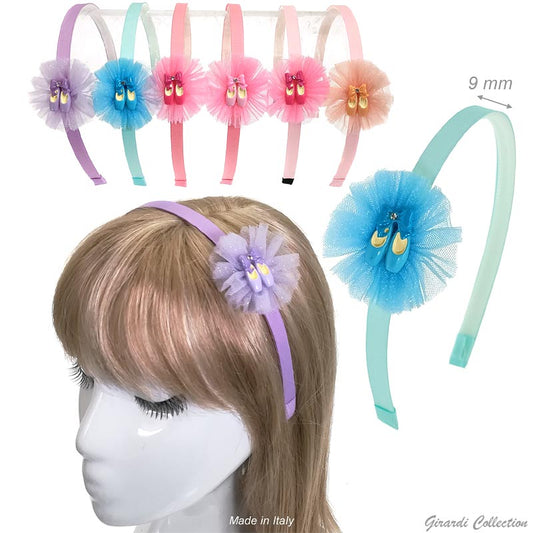 Tulle & ballet shoe headband