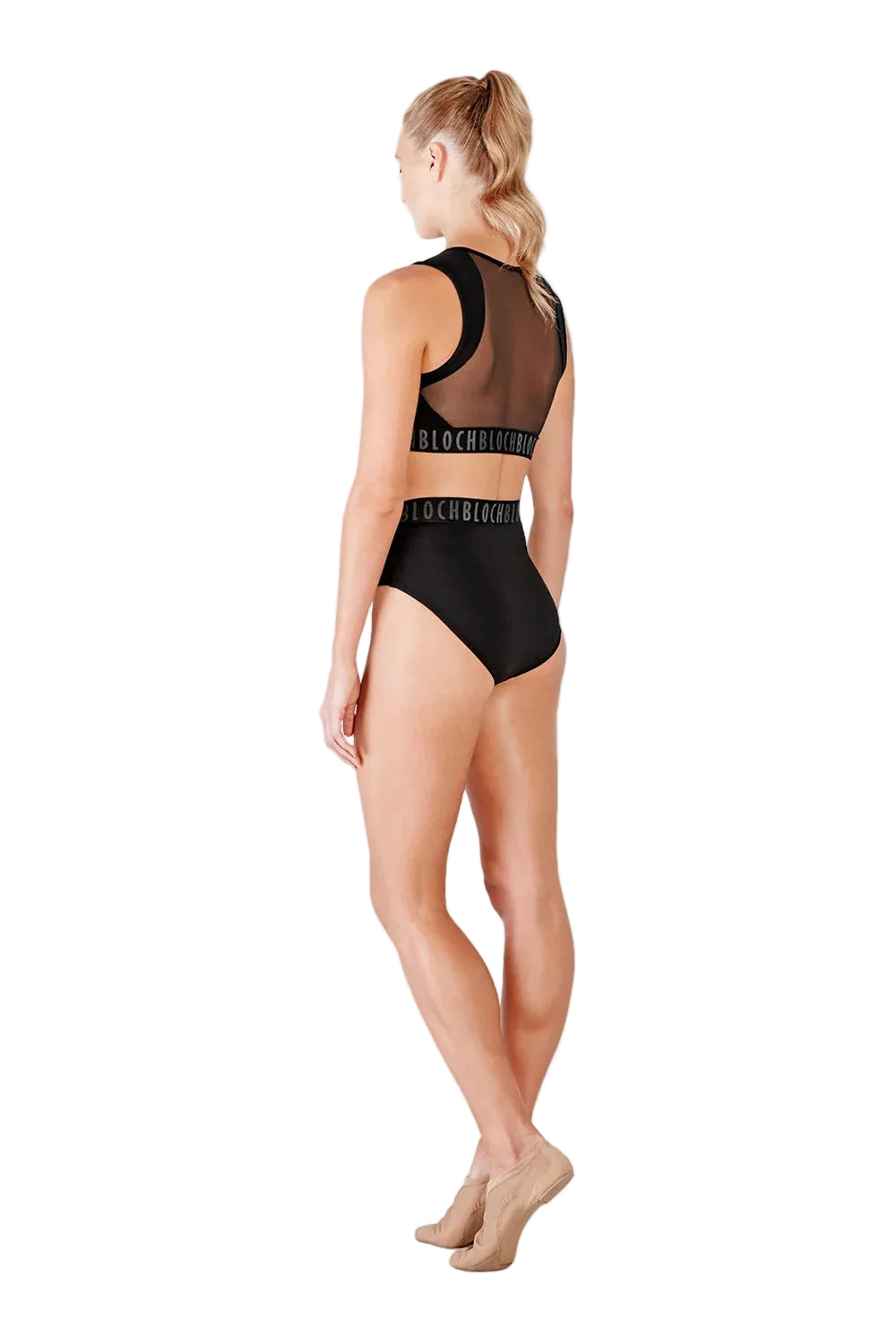 Ladies Remy Zip Front Crop Top