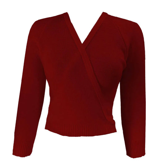 Garnet Long Sleeve Crossover Cardigan