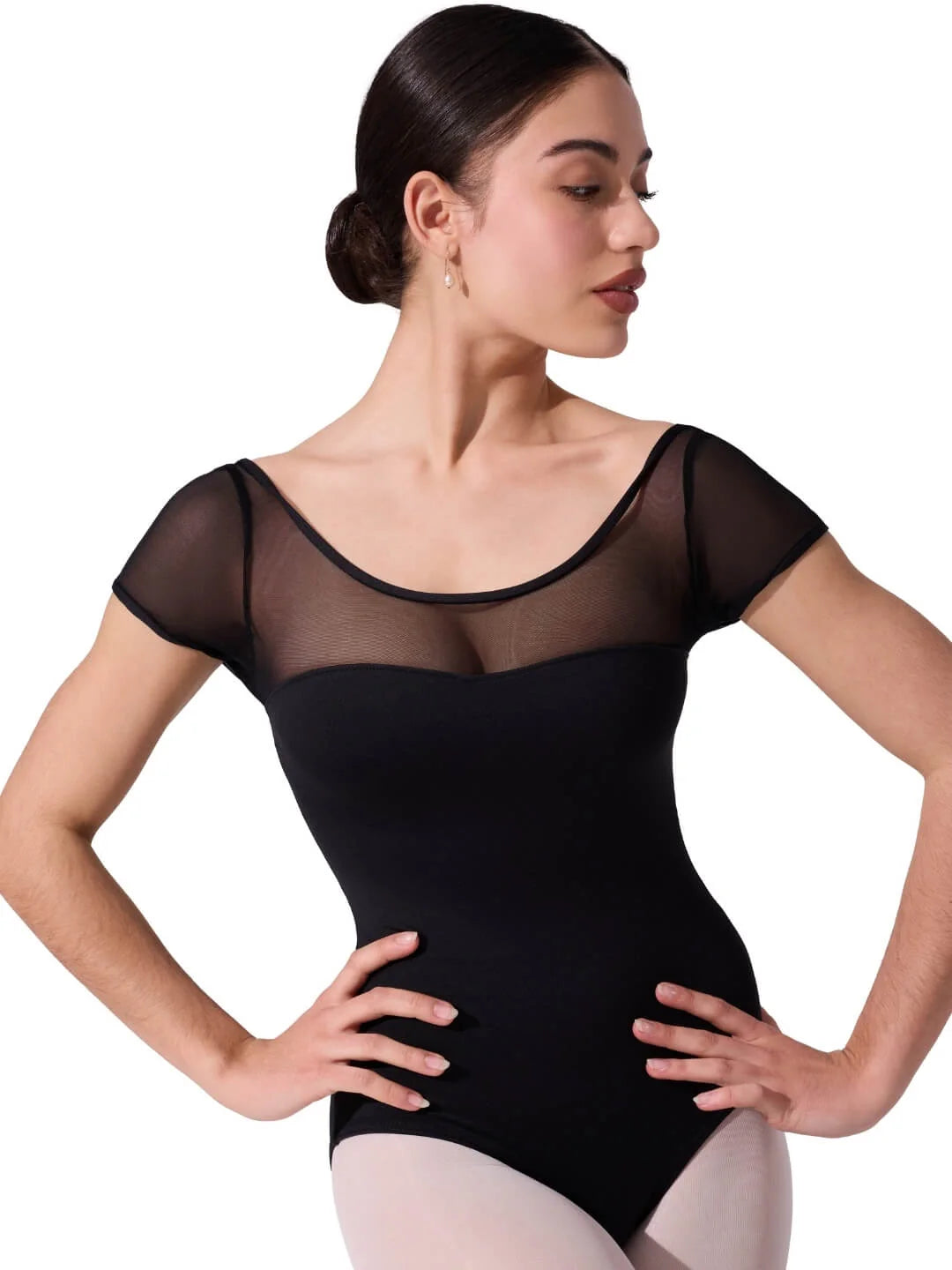 Capezio Mesh Yolk Leotard
