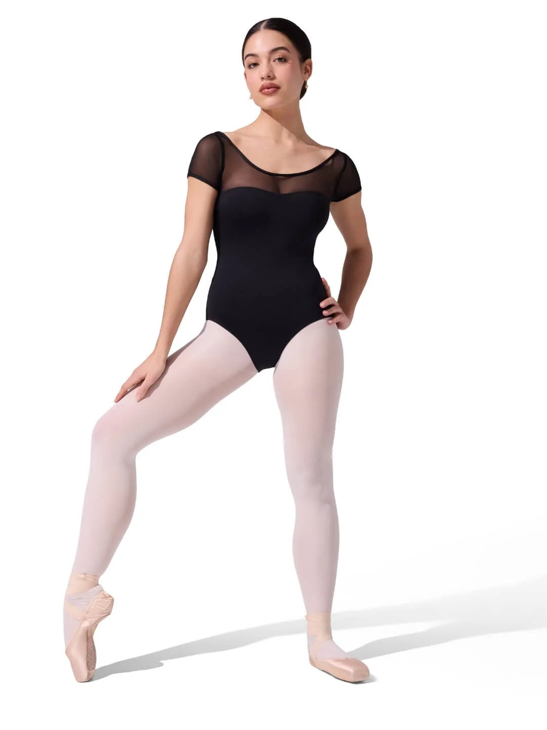 Capezio Mesh Yolk Leotard