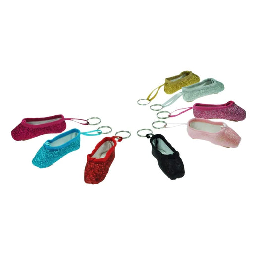 So Danca Glitter Pointe Shoe Key Ring