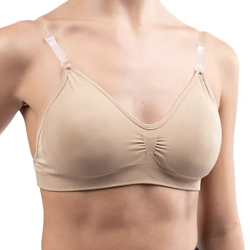 Silky Seamless Clear Bra with Padding