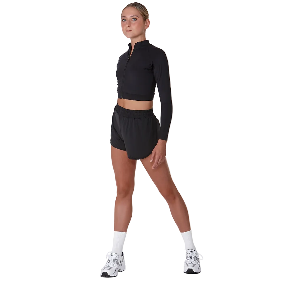 2-in -1 Layers Dance Short By Silky Dancewear