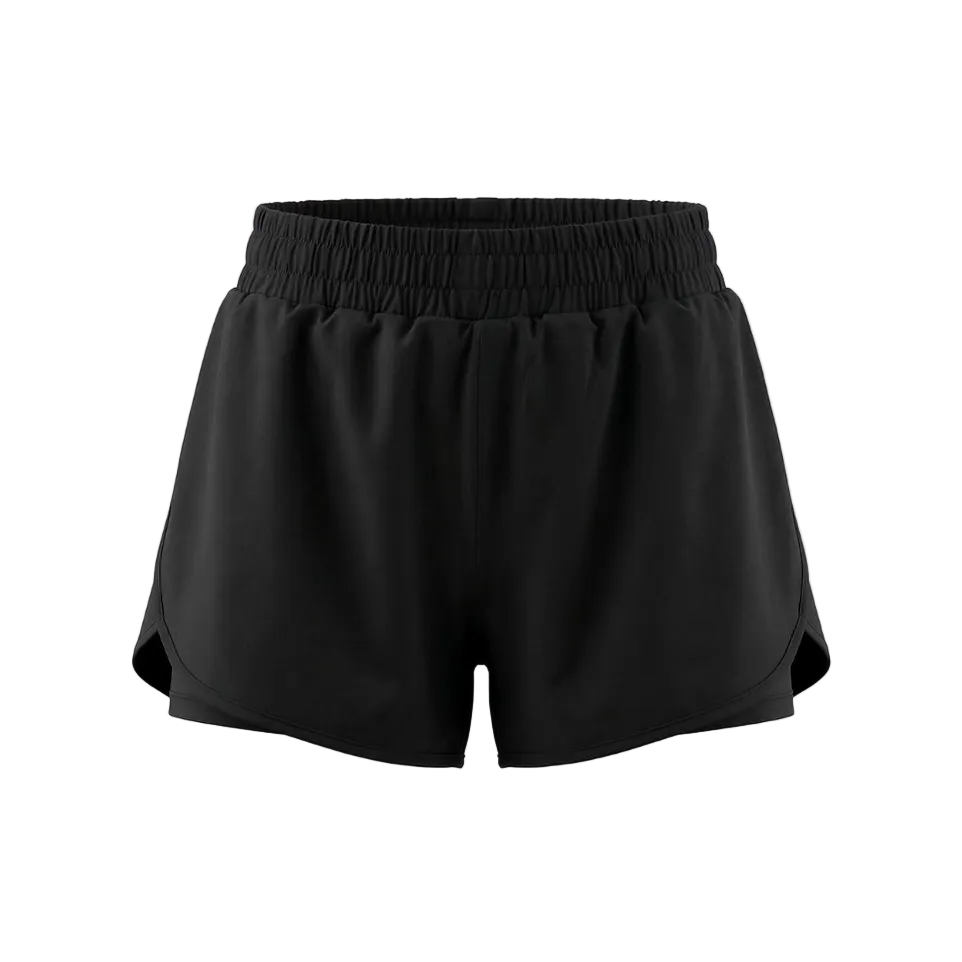 2-in -1 Layers Dance Short By Silky Dancewear