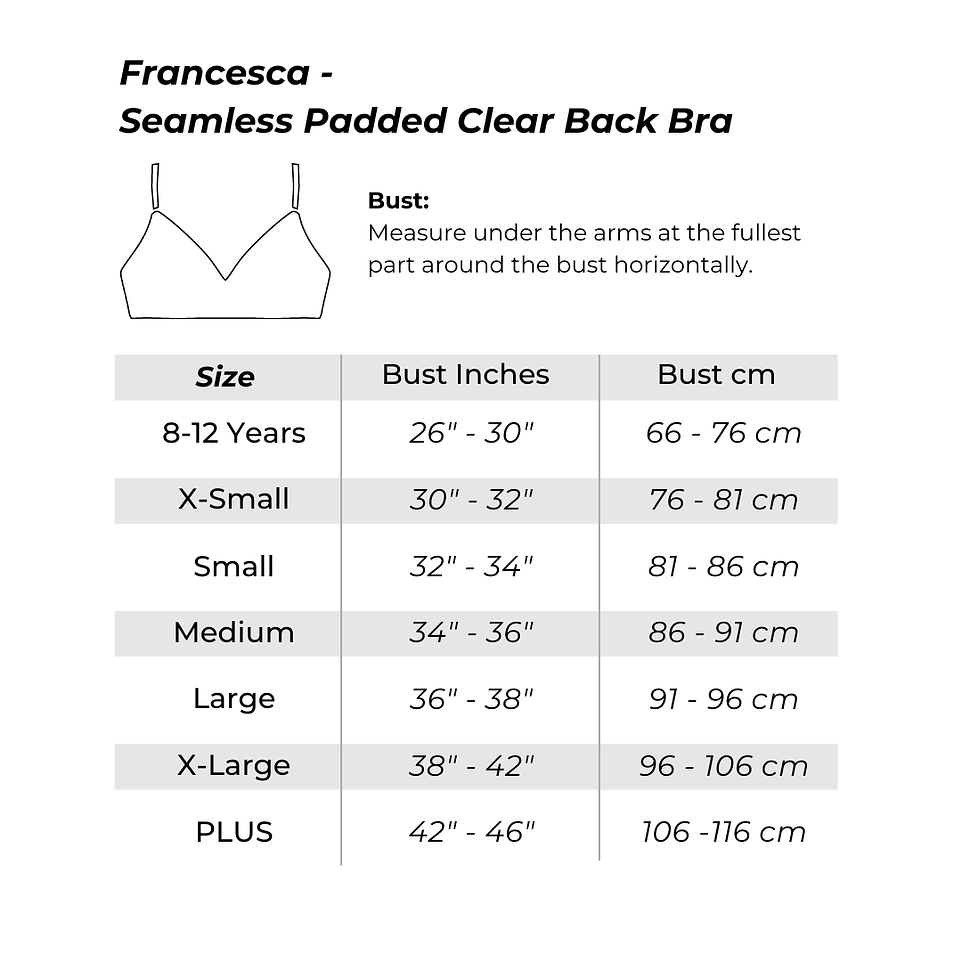 Silky Seamless Clear Bra with Padding
