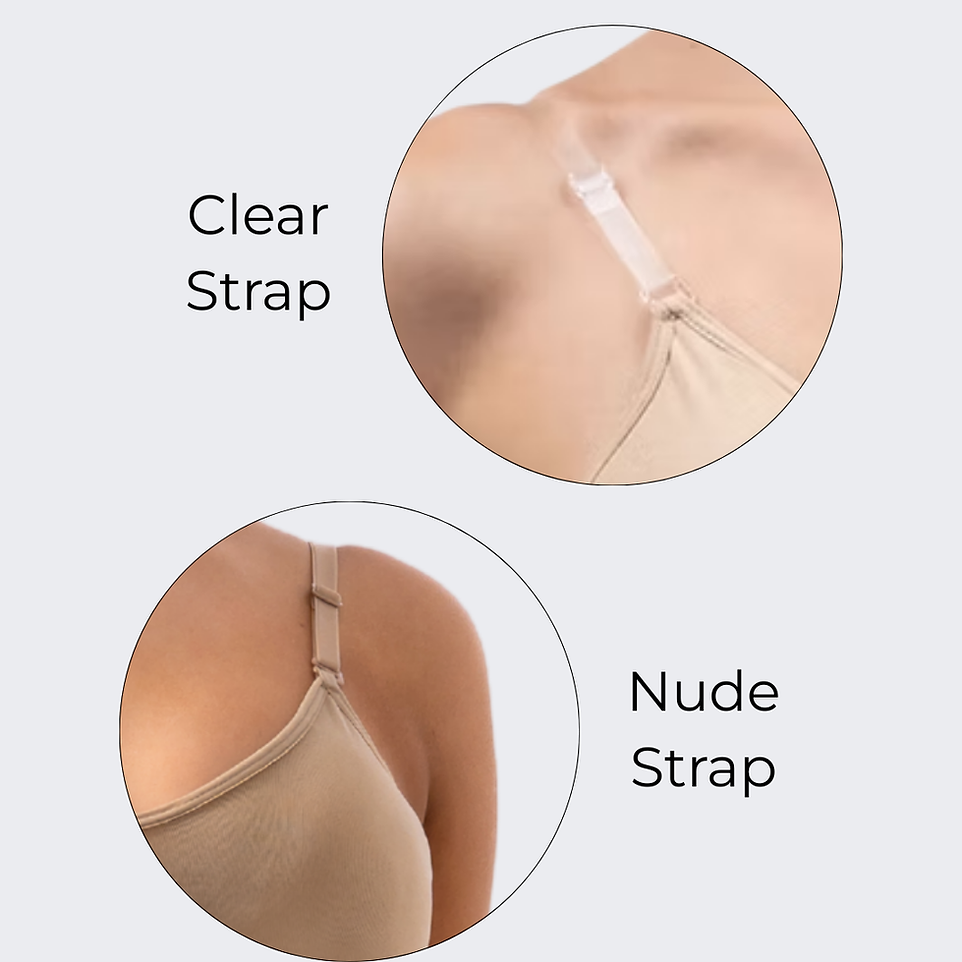 Silky Seamless Clear Bra with Padding