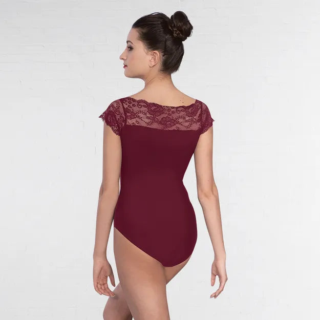 Lace Top Leotard