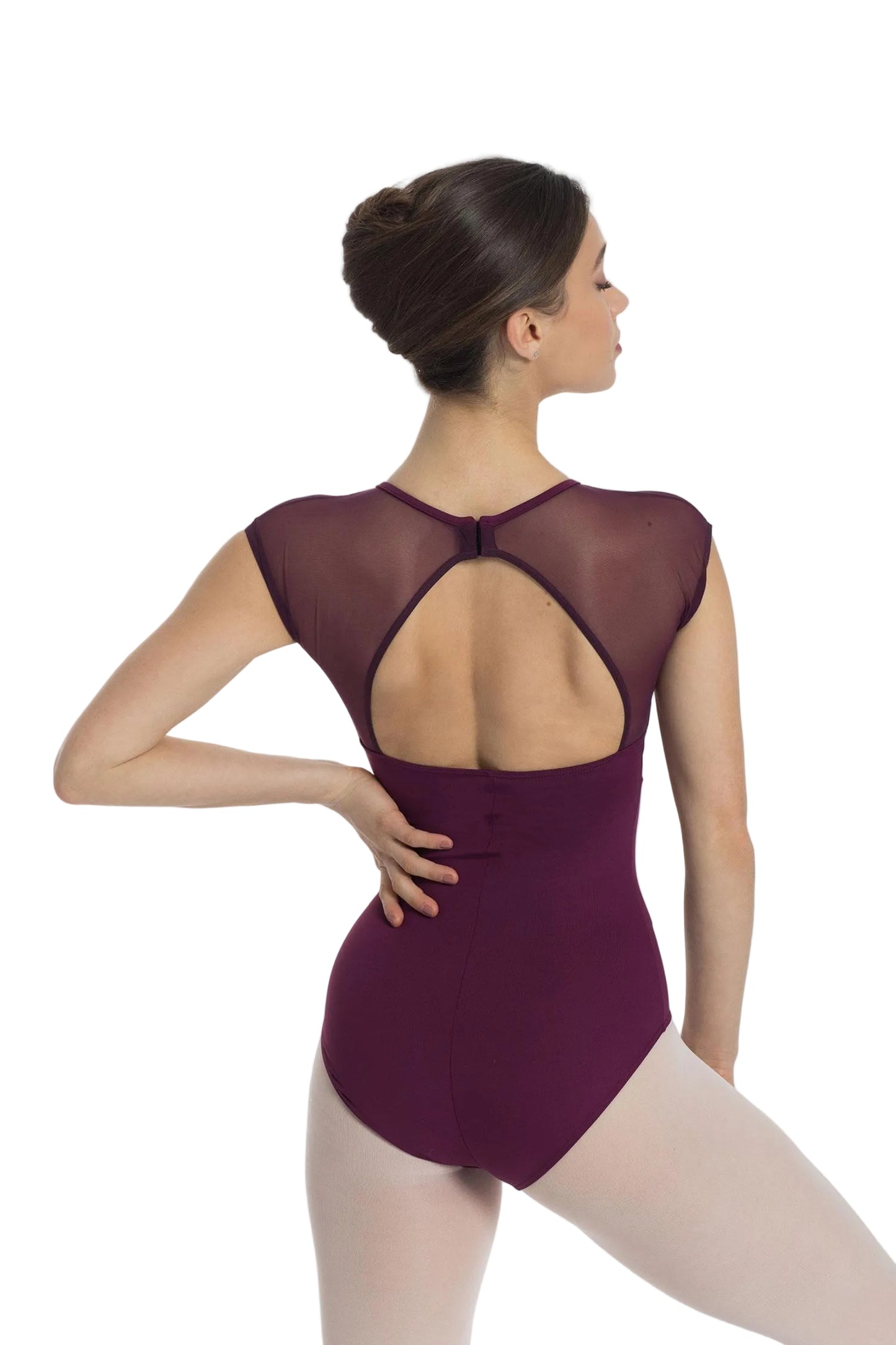 Ballet Cap Sleeve Leotard with Mesh