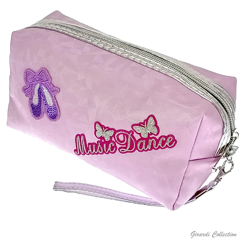 Jacquard eco-leather dance clutch bag