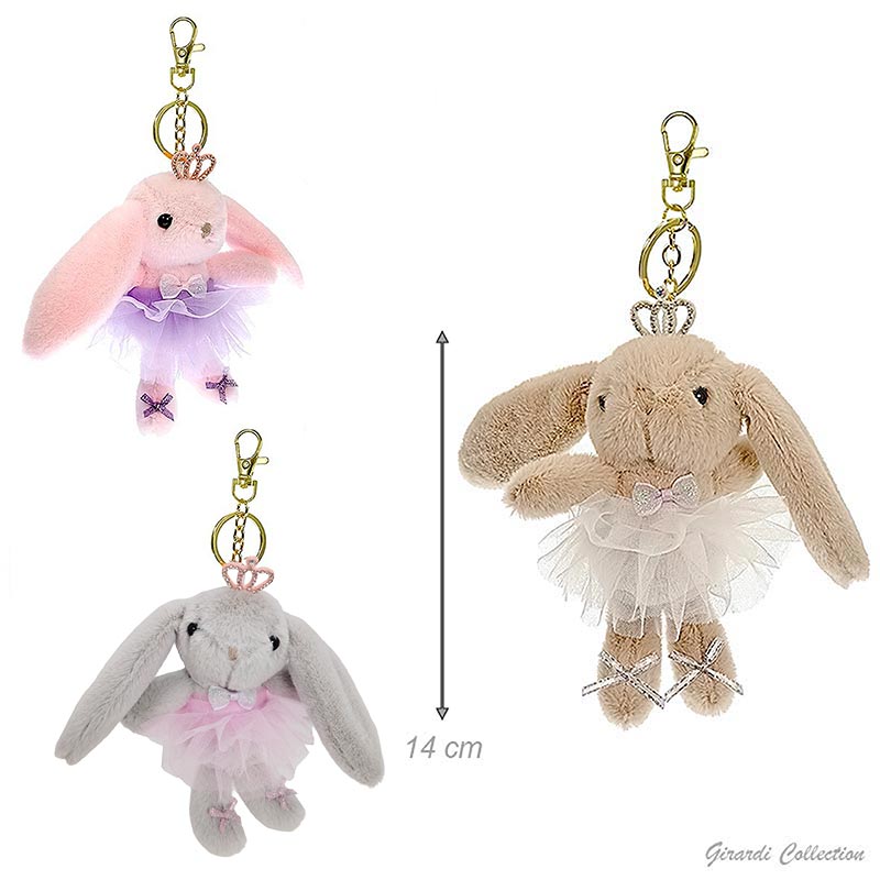 Ballerina Bunny Keyring