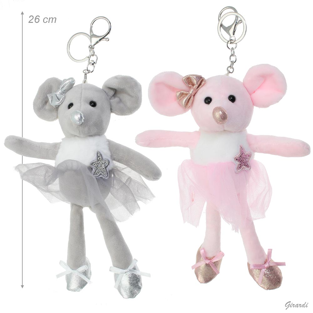 Ballerina Mouse Keyring